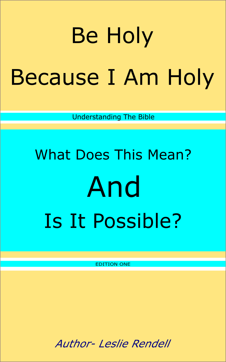 Being Holy booklets
