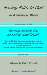 Christian Books Cover - having faith in God