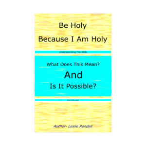 Be Holy Because I Am Holy - Feature Image