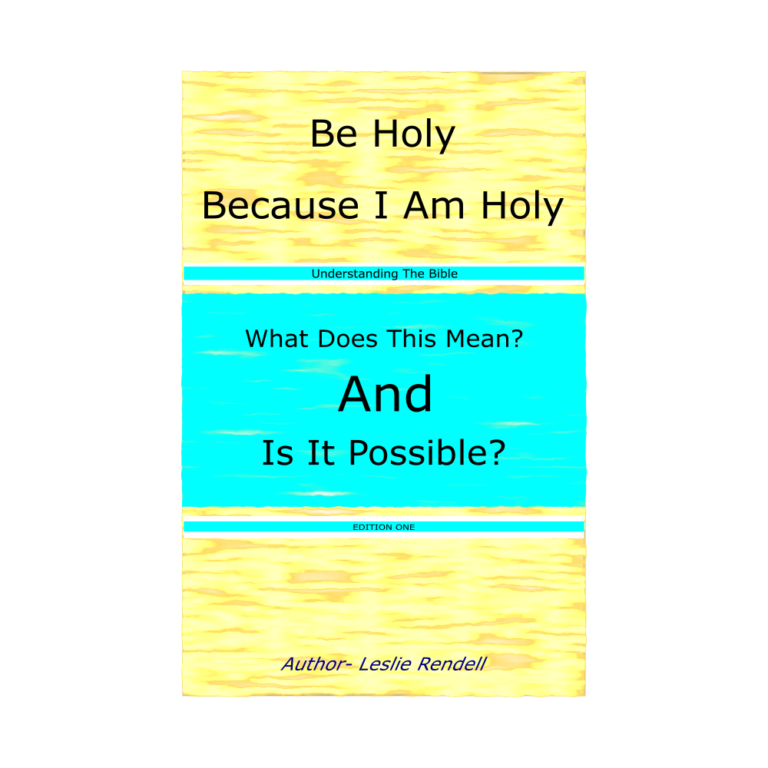 Be Holy Because I Am Holy Be Holy Because I Am Holy - Feature Image