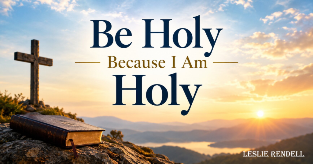 Be Holy Because I Am Holy - book cover